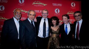 Rudy Webb, Fred Levy, Rick Muller, Andrea Martin, Martin Short and Eugene Levy Photo
