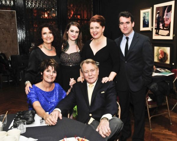 (BACK ROW) Melissa Manchester, Emma Hunton, Klea Blackhurst, Brian d'Arcy James (FRON Photo