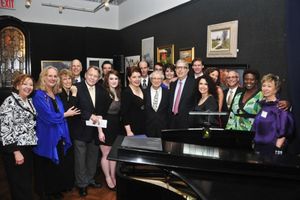(L-R)Mara Waldman, Nancy Rhodes, Beth Ertz, David Zippel, Donald Pippin, Christopher Preston Thompson, Emma Hunton, Klea Blackhurst, Craig Carnelia, Sheldon Harnick, Brian d'Arcy James, Lucie Arnaz, Marvin Hamlisch, Kevin Earley, Melissa Manchester, Karen @ BroadwayWorld (L-R)Mara Waldman, Nancy Rhodes, Beth Ertz, David Zippel, Donald Pippin, Christopher Photo
