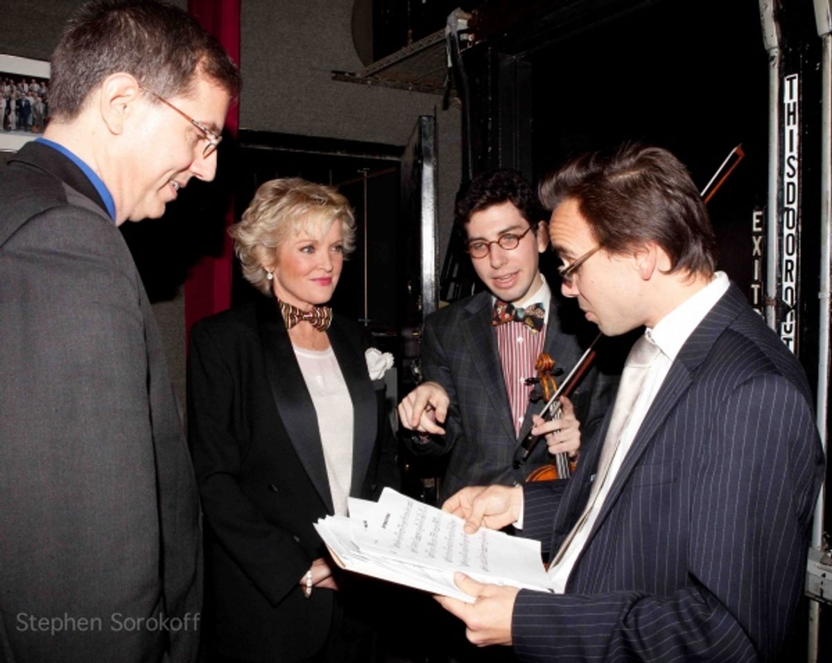 Tom Hubbard, Christine Ebersole, Aaron Weinstein, and Tedd Firth
 at 
