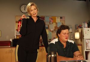 Jane Lynch, Dot-Marie Jones @ BroadwayWorld Jane Lynch, Dot-Marie Jones Photo