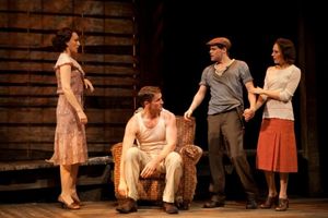 Melissa Van Der Schyff, Claybourne Elder, Jeremy Jordan, Laura Osnes @ BroadwayWorld Melissa Van Der Schyff, Claybourne Elder, Jeremy Jordan, Laura Osnes Photo
