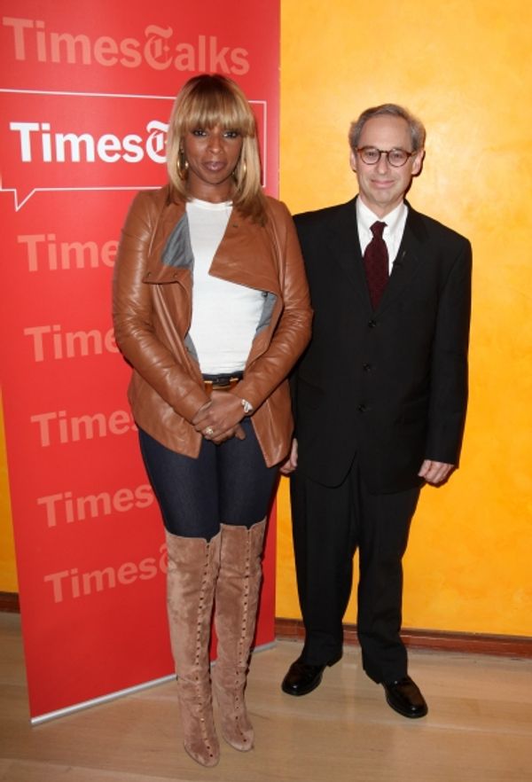Mary J. Blige & Jon Pareles Photo
