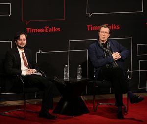 Gary Oldman & Dave Itzkoffat @ BroadwayWorld Gary Oldman & Dave Itzkoffat Photo