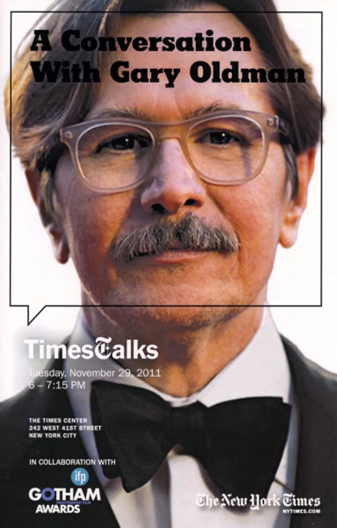 Photo Coverage: Tilda Swinton & Gary Oldman Visit TimesTalks  Image