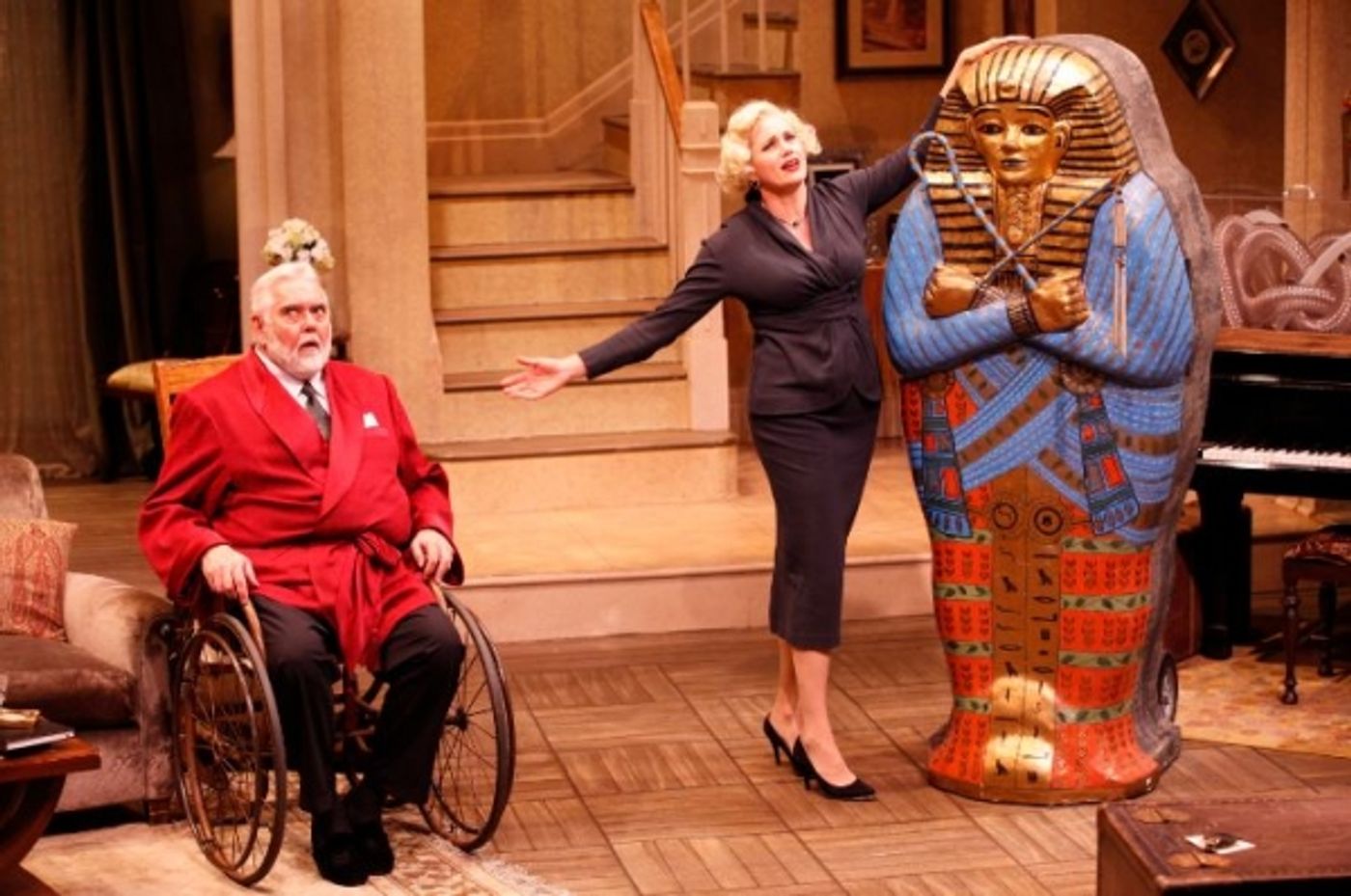 Photo Flash: Jim Brochu, Cady Huffman in THE MAN WHO CAME TO DINNER  Image