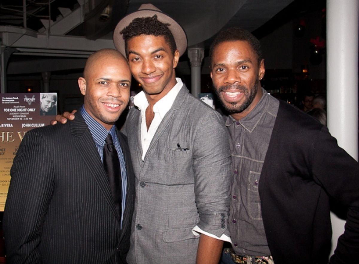 Derrick Cobey, Christian Dante White and Colman Domingo at 