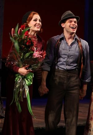 Laura Osnes & Jeremy Jordan @ BroadwayWorld Laura Osnes & Jeremy Jordan Photo