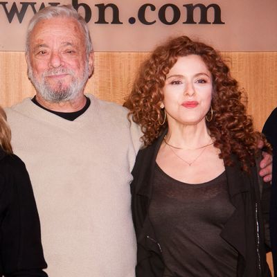 Stephen Sondheim and Bernadette Peters Photo