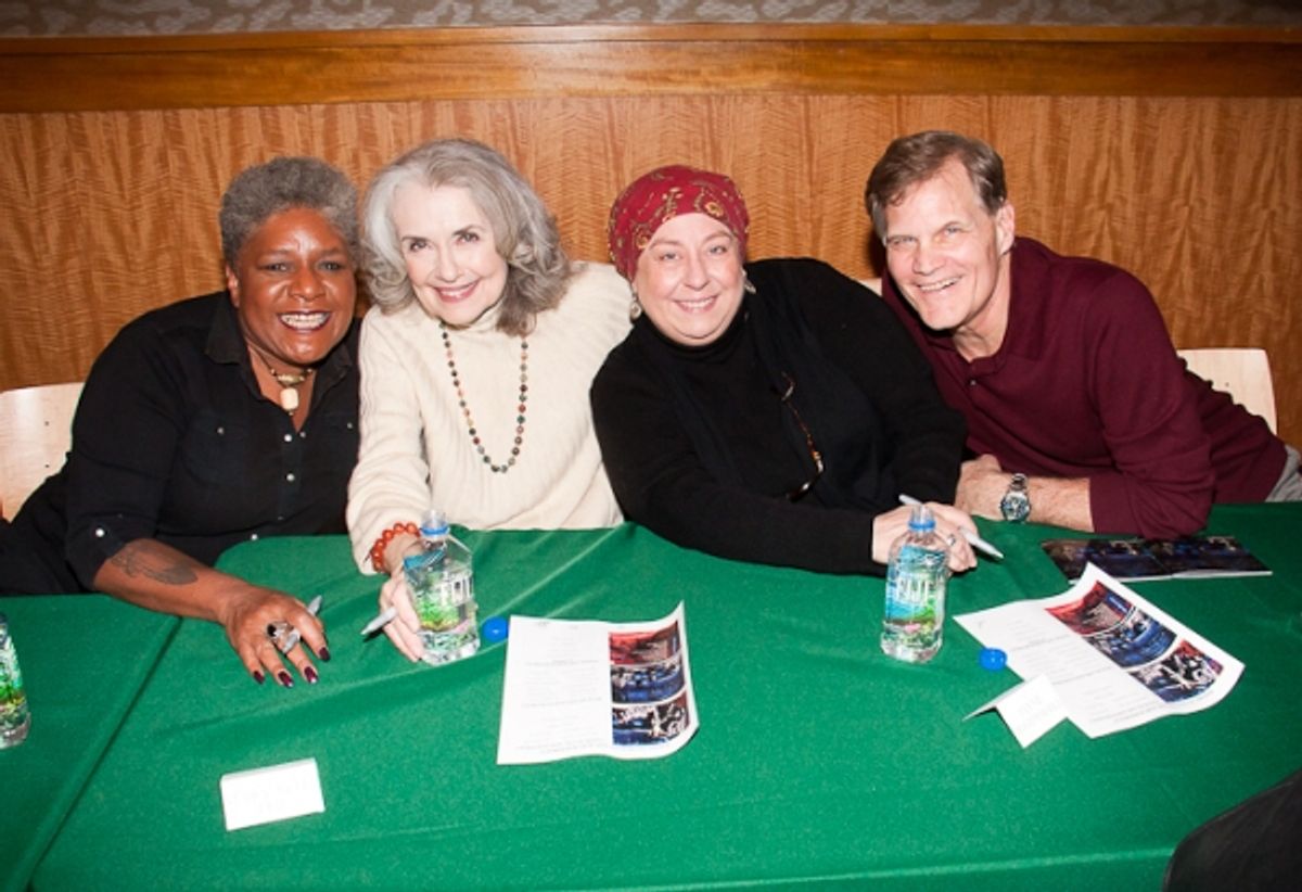 Terri White, Mary Beth Piel, Jayne Houdyshell, and Michael Hayes
 at 