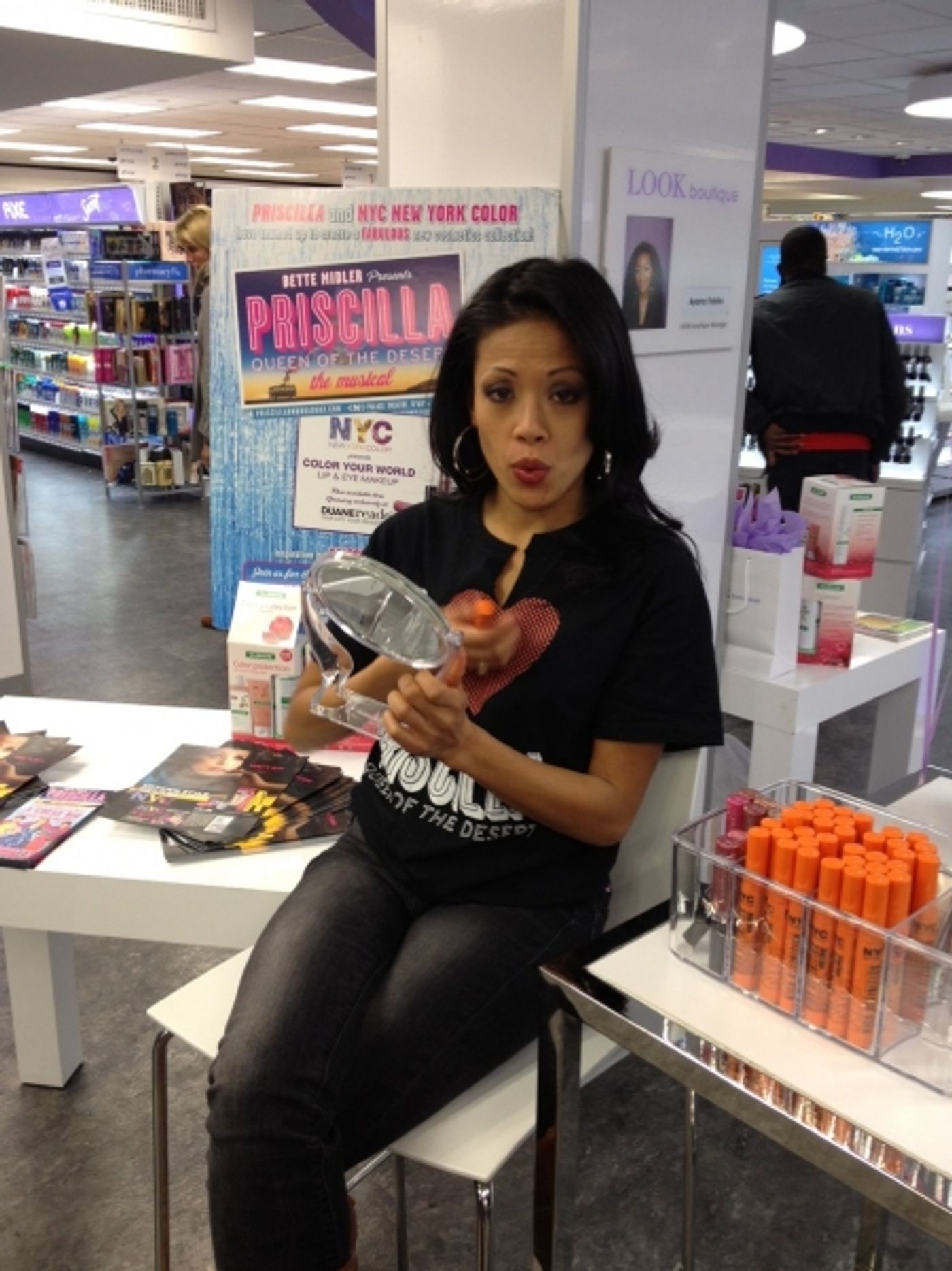Photo Flash: PRISCILLA Cast Celebrates PRISCILLA-Inspired Makeup Line!  Image