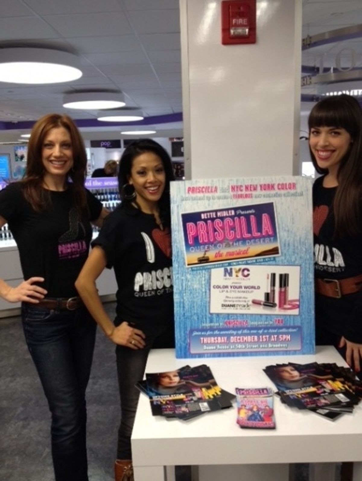 Jessica Phillips, J. Elaine Marcos and Esther Stilwell at 