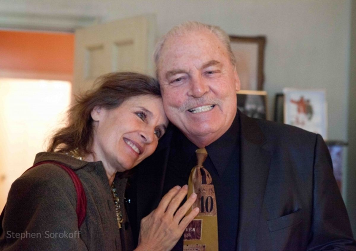 Andrea Marcovicci & 'LAMADA' alumnus Stacy Keach at 