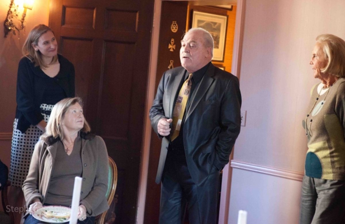 Gina Napoli, Monica Gerard-Sharp Wambold, Stacy Keach, Countess Antoninette Guerrini-Maraldi at 