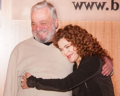 Stephen Sondheim and Bernadette Peters Photo