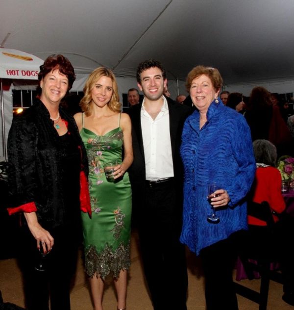 Kerry Butler and Jarrod Spector with Kathy Coley and Jane Schwartz Photo