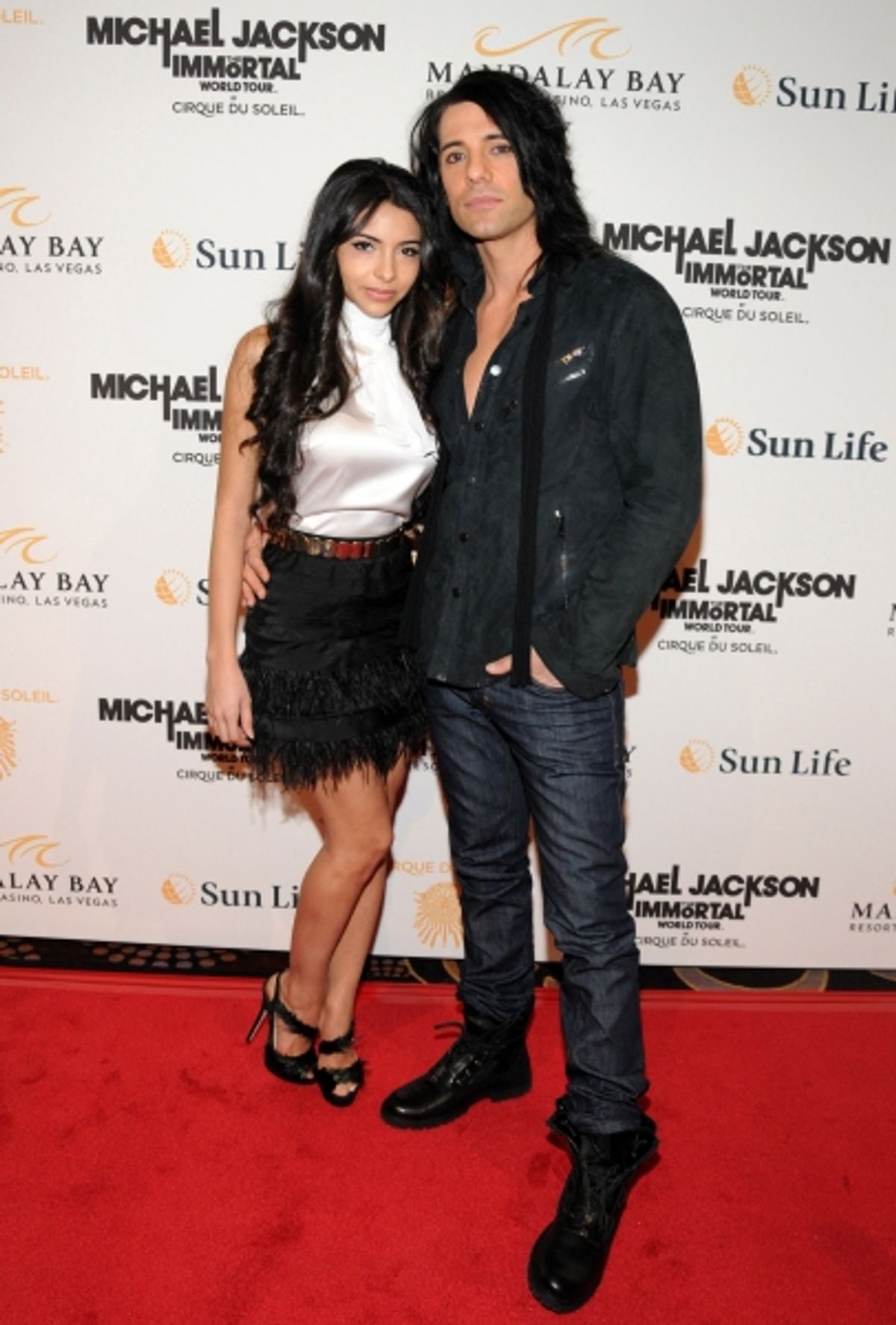 Sandra Gonzalez and Criss Angel at 