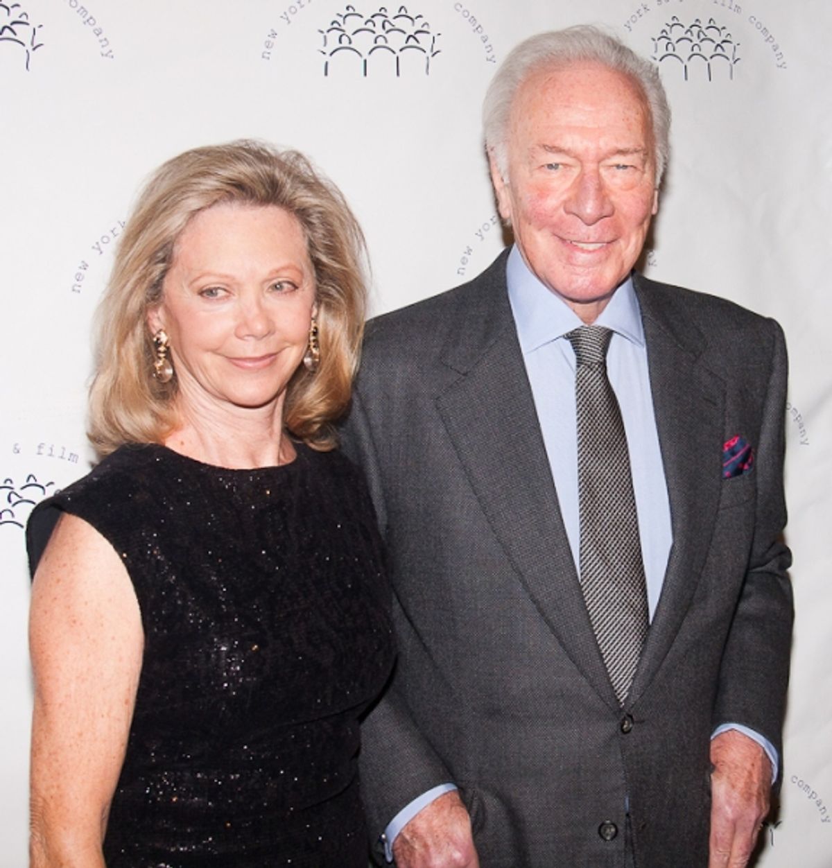 Elaine Taylor and Christopher Plummer at 