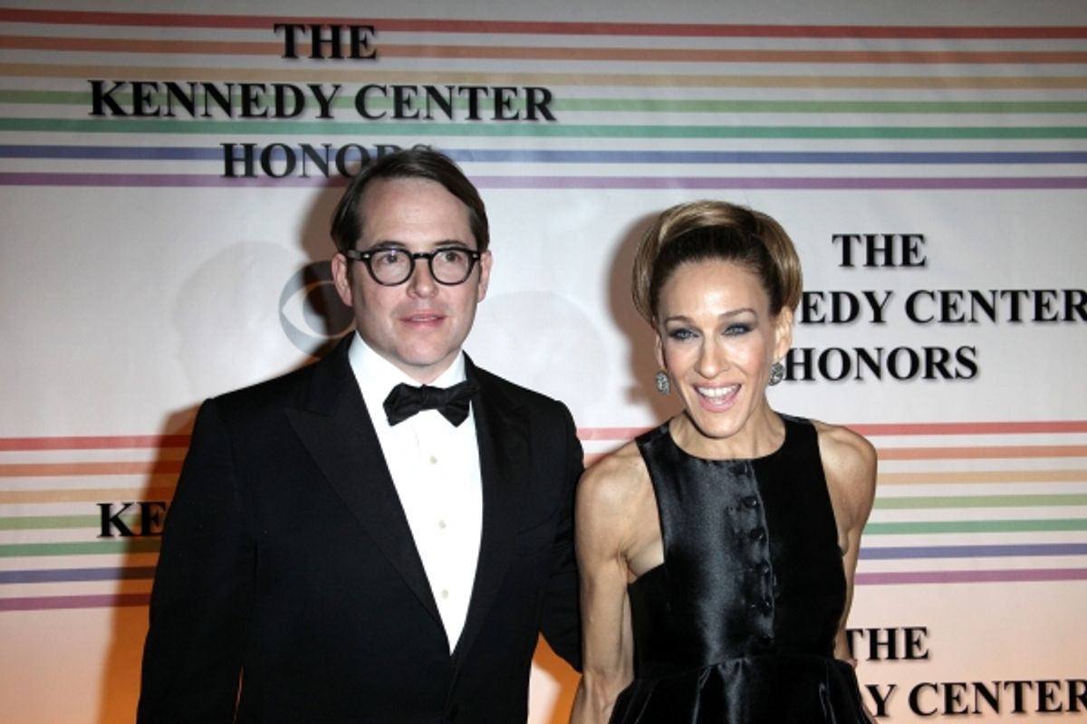Matthew Broderick & Sarah Jessica Parker  at 