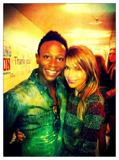 Gregory Haney, Paula Abdul Photo