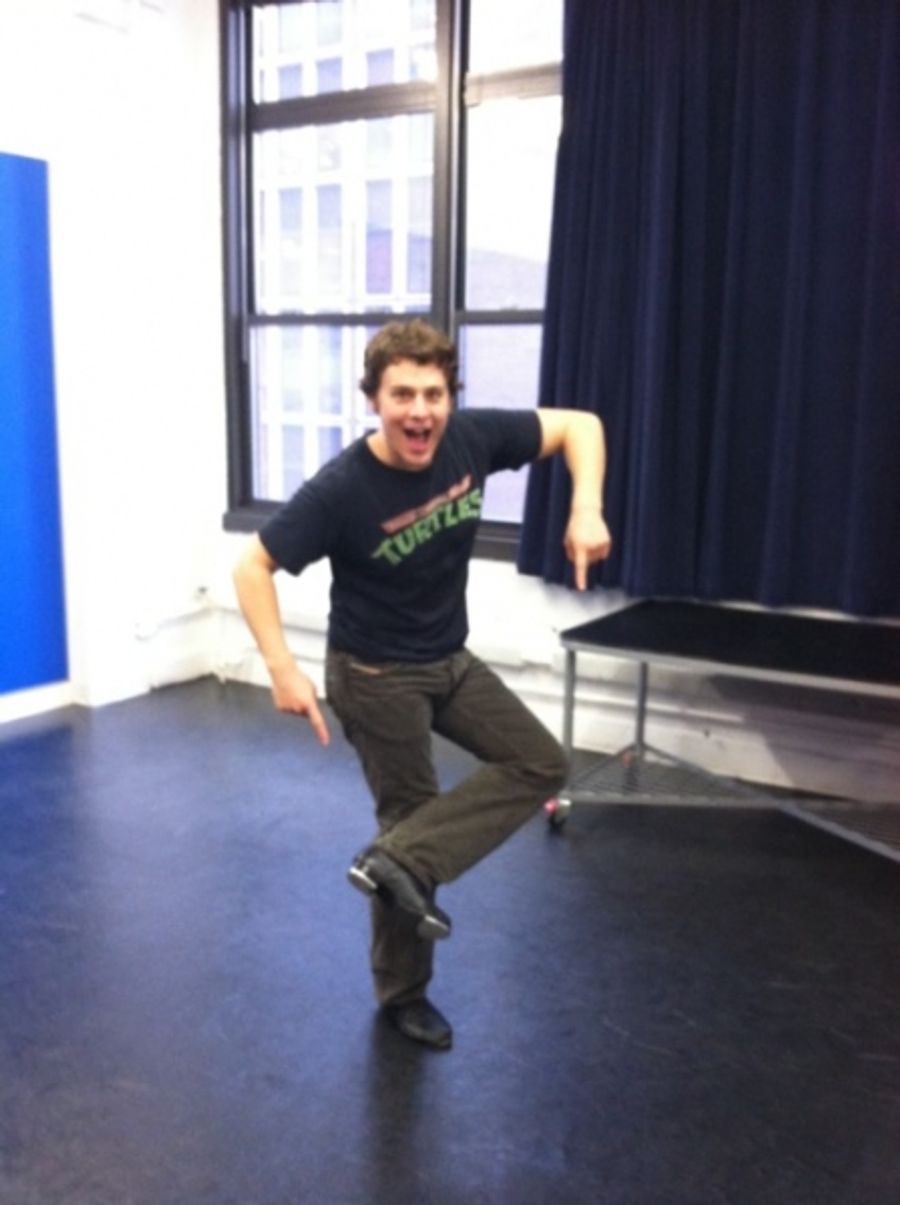 Photo Flash: Jonathan Groff Rehearses for MCC's MISCAST Image