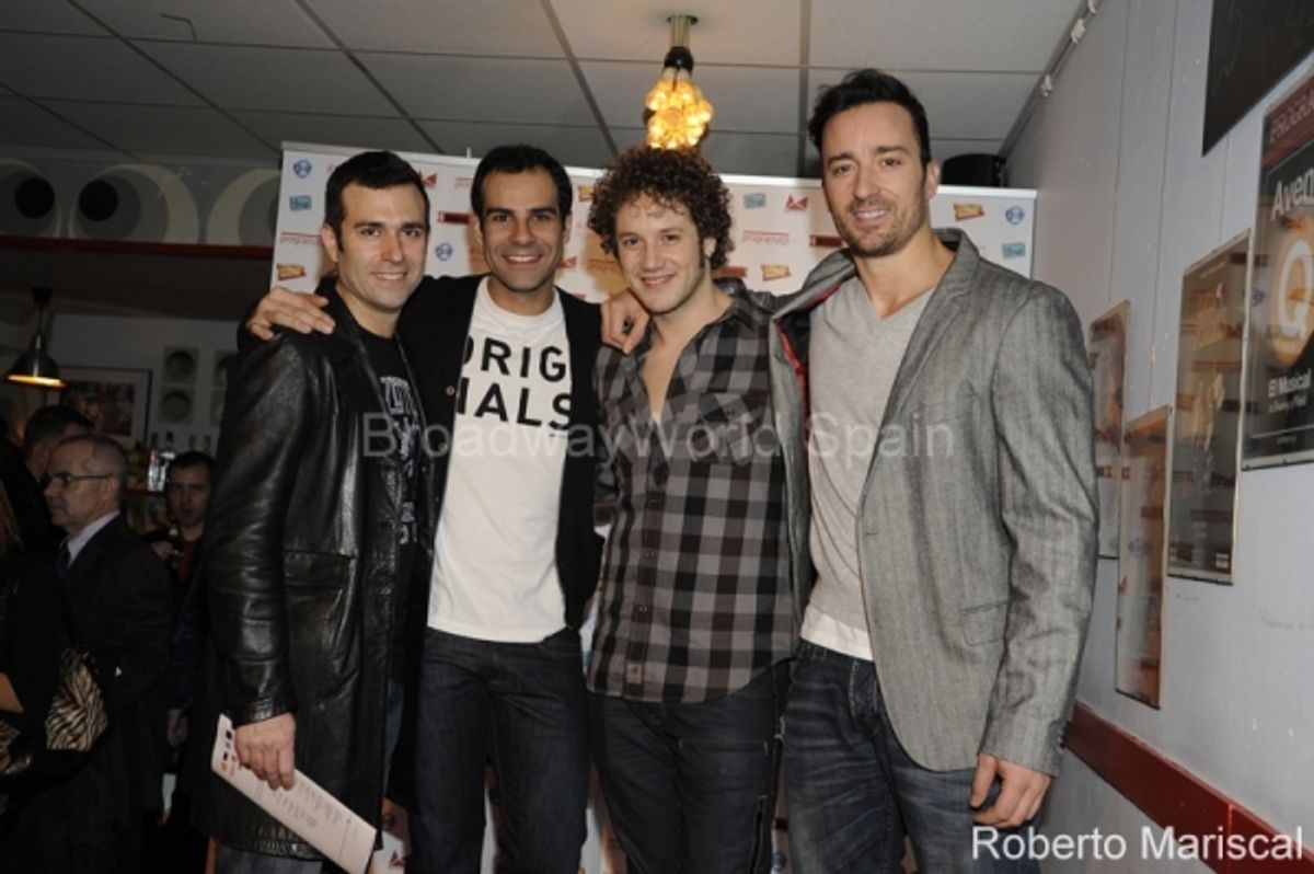 Zenon Recalde, David Ordinas, Daniel Diges y Pablo Puyol at 