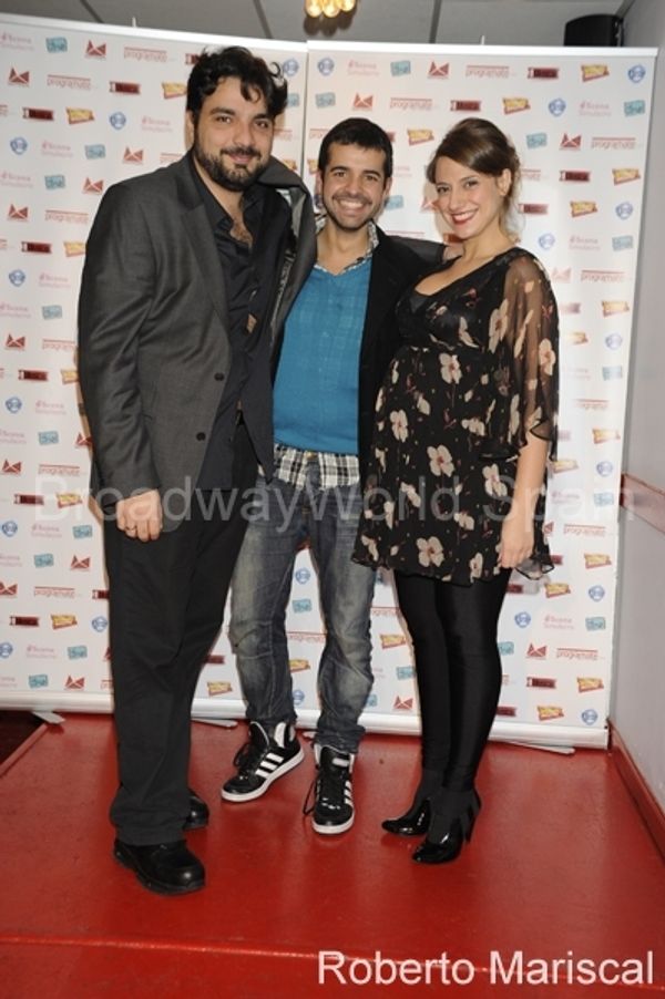 Julio Awad, Miguel Antelo e Inma Mira Photo