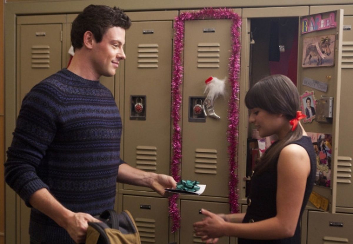Cory Monteith, Lea Michele at 