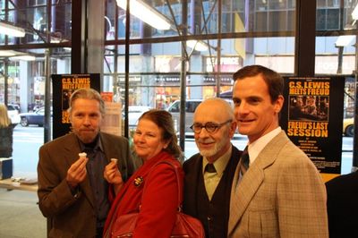 Standby Tuck Milligan, Producer Carolyn Rossi Copeland, Martin Rayner, Mark H. Dold
 Photo