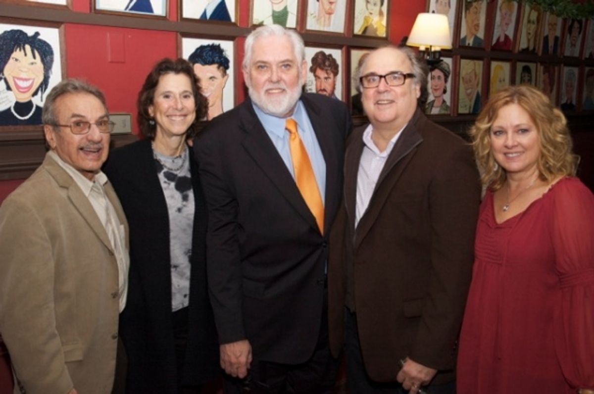 Jim Brochu & Christopher Hart with Joseph R. Sicari, Kathy Hart and Chris Hart
 at 