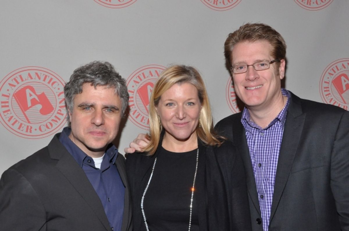 Atlantic Artistic Director Neil Pepe, actress Mary McCann (Bluebird) and Managing Director Jeffory Lawson
 at 