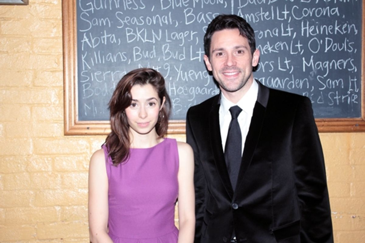 Cristin Milioti, Steve Kazee at 