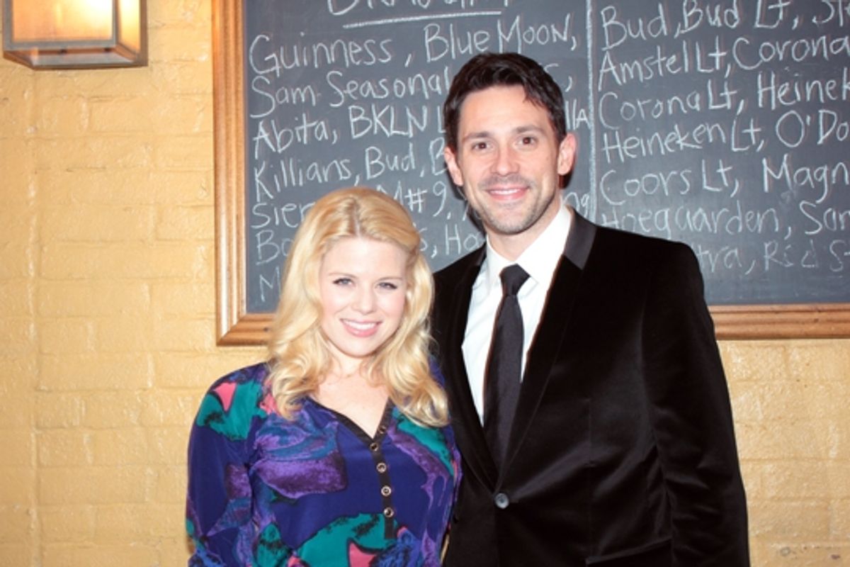 Megan Hilty, Steve Kazee at 