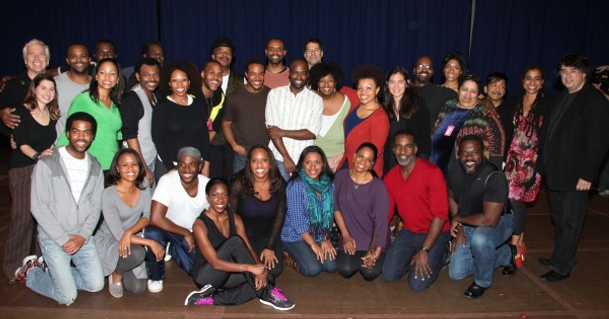 The Company attending The Gershwins' 'Porgy and Bess'  Meet & Greet at the New 42nd Street Studios in New York City, December 6, 2011 at 