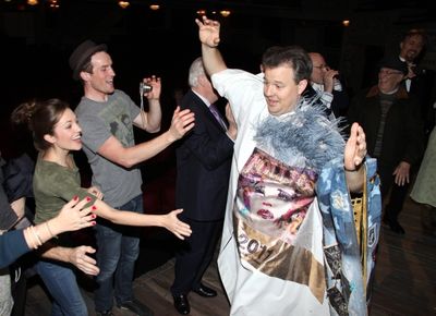 'Bonnie & Clyde' Gypsy Recepient Tad Wilson with Laura Osnes, Claybourne Elder & Comp Photo