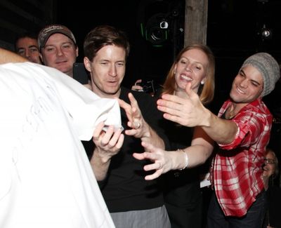 'Bonnie & Clyde' Gypsy Recepient Tad Wilson with Jeremy Jordan & Company  Photo