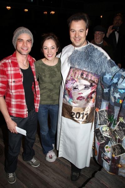 Tad Wilson ('Bonnie & Clyde' Recepient) with Jeremy Jordan & Laura Osnes  Photo