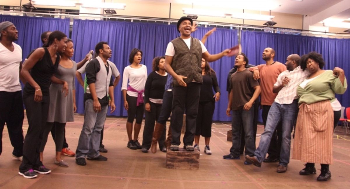 David Alan Grier with the Company  at 