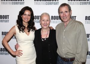 Carla Gugino, Rosemary Harris & Jim Dale attending the Roundabout Theatre Company's Broadway Production of 'The Road To Mecca' Meet & Greet thecPress at the American Airlines Theatre in New York City, 12/07/2011 @ BroadwayWorld Carla Gugino, Rosemary Harris & Jim Dale attending the Roundabout Theatre Company's B Photo
