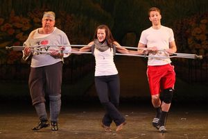 Rob Bartlett, Rose Hemmingway and Christopher J. Hanke in the HOW TO SUCCEED Presentation @ BroadwayWorld Rob Bartlett, Rose Hemmingway and Christopher J. Hanke in the HOW TO SUCCEED Presenta Photo