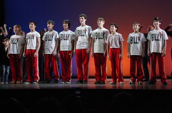 Julian Elia and the BILLY ELLIOTT Presentaion Photo