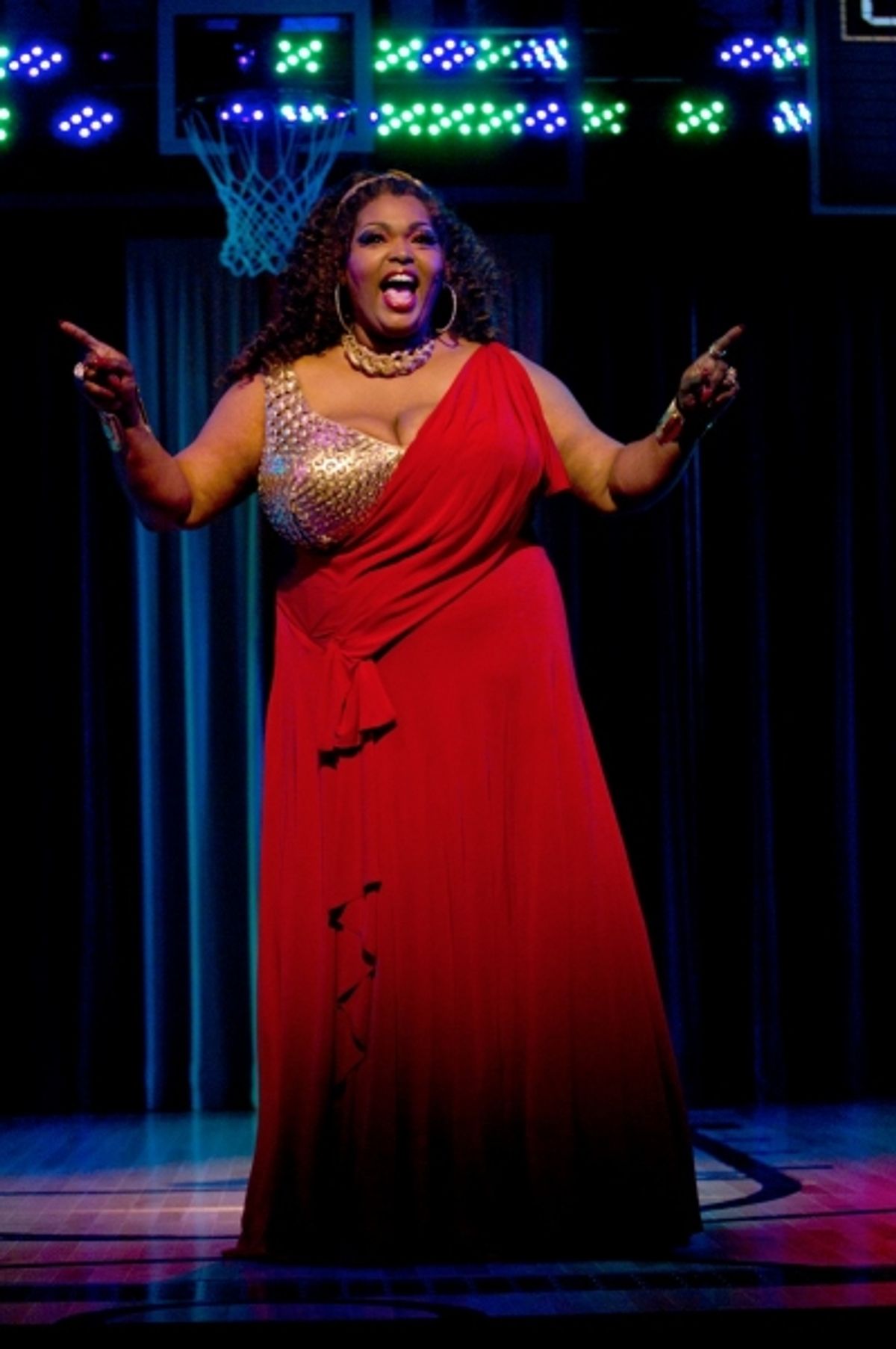 Liz Mikel at First Look at LYSISTRATA JONES on Broadway!