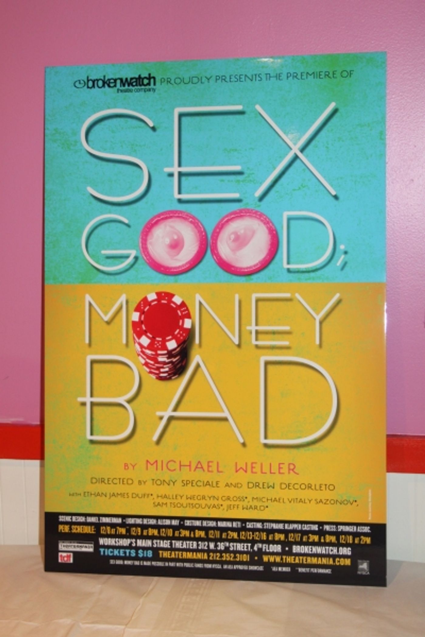 Photo Coverage: Broken Watch Opens Michael Weller's SEX GOOD, MONEY BAD Photo Coverage: Broken Watch Opens Michael Weller's SEX GOOD, MONEY BAD Image