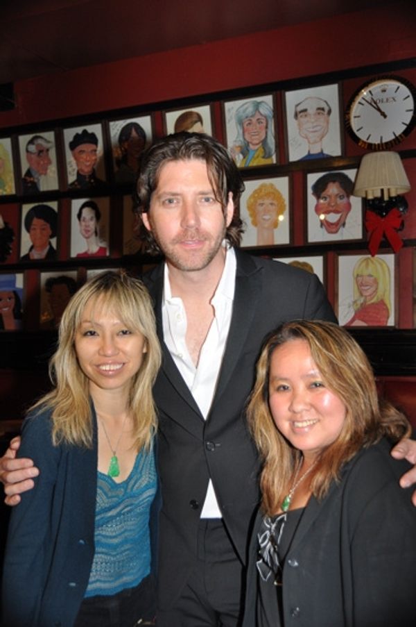 James Barbour with Edna Moy and Shirley Moy Photo