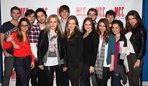 Molly Ranson (center) with ensemble cast members @ BroadwayWorld Molly Ranson (center) with ensemble cast members Photo