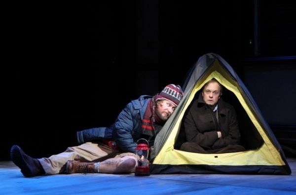 Michael Chernus, David Hyde Pierce. Photo Credit: Joan Marcus Photo
