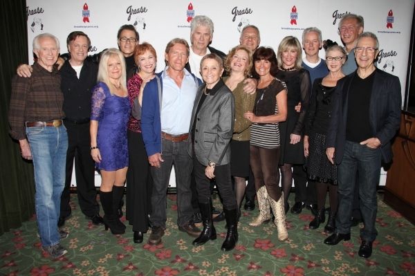The Cast of GREASE with Tom Moore and Patricia Birch Photo