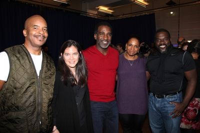 David Alan Grier, Director Diane Paulus, Norm Lewis, Audra McDonald & Phillip Boykin. Photo