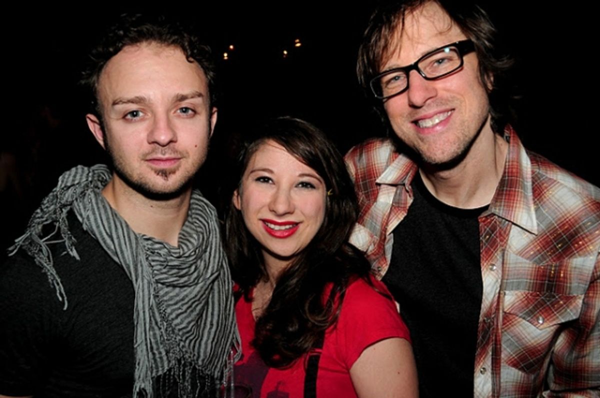 James Kautz, Lisa Lewis and David Gibbs at 