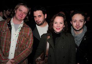  Sean Bauer, Derek Ahonen, Sarah Lemp and James Kautz Photo